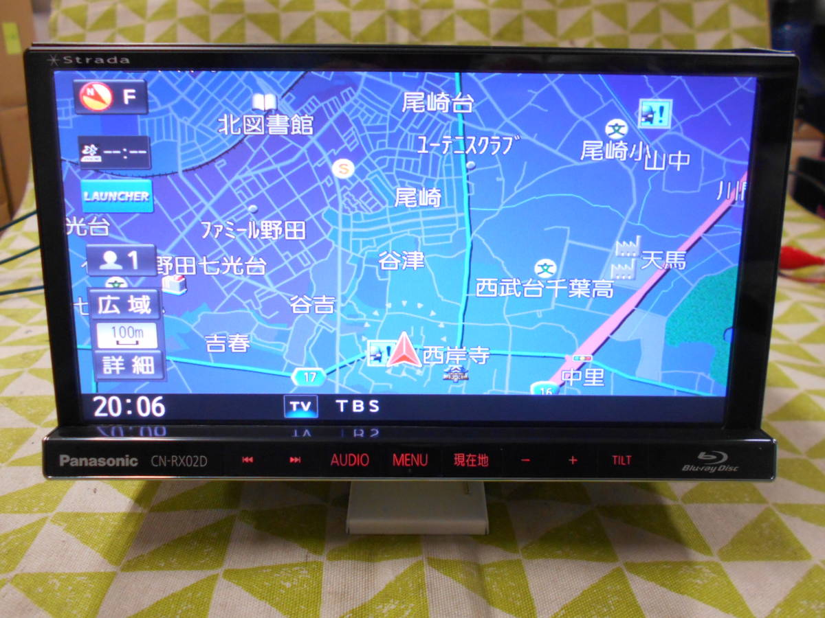 パナソニック 2015年 メモリーナビ CN-RX02WD CD DVD SD Bluetooth