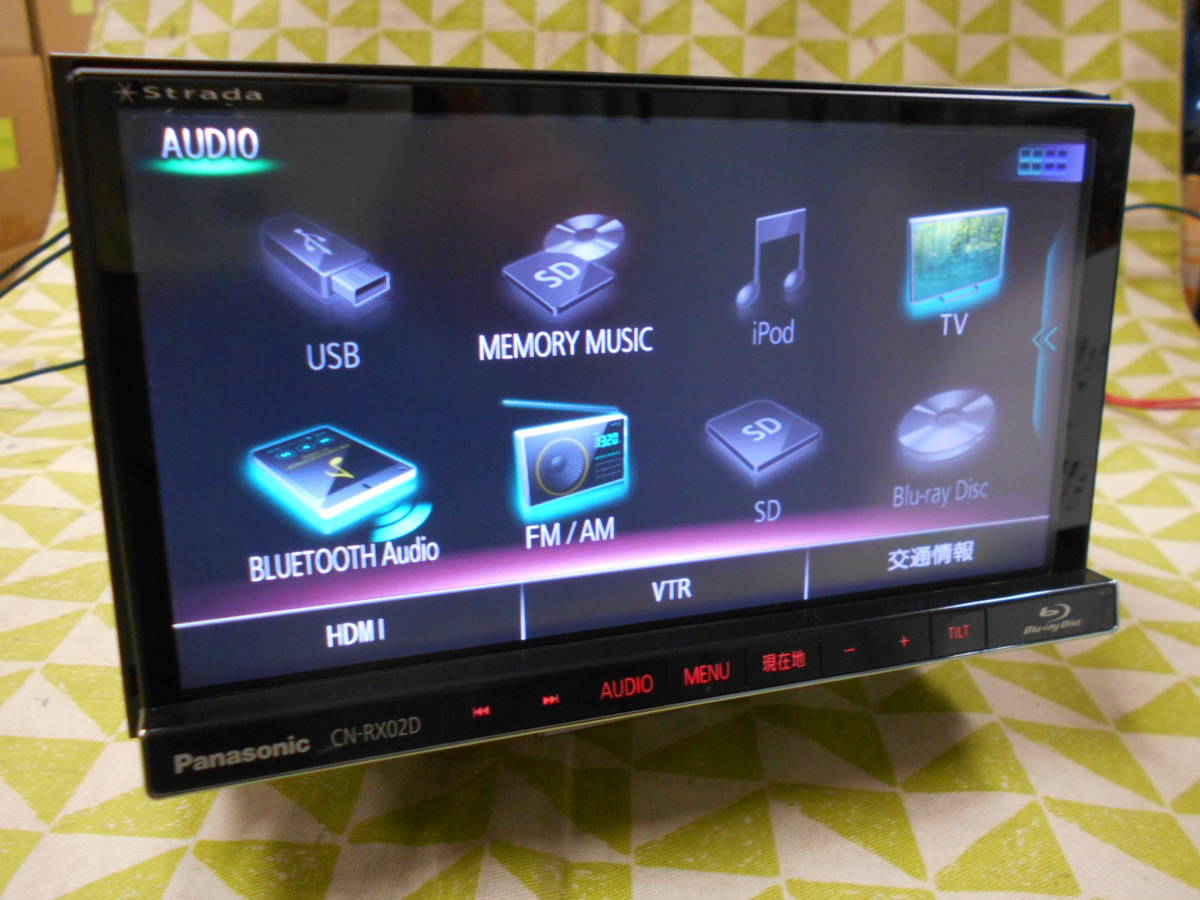パナソニック メモリーナビ CN-RX02D Bluetooth パナソニック メモリー