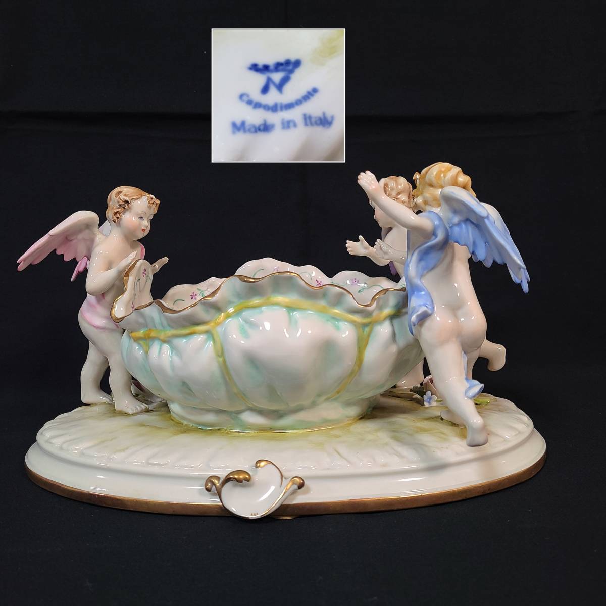 Capodimonte カポディモンテの陶器製置物 大型 天使 イタリア製 イタリア製 天使 Capodimonte 大型 - メルカリ カポディモンテの陶器製