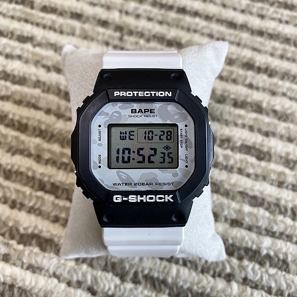 美品 NFS 1000本限定 CASIO カシオ G-SHOCK × A BATHING APE G
