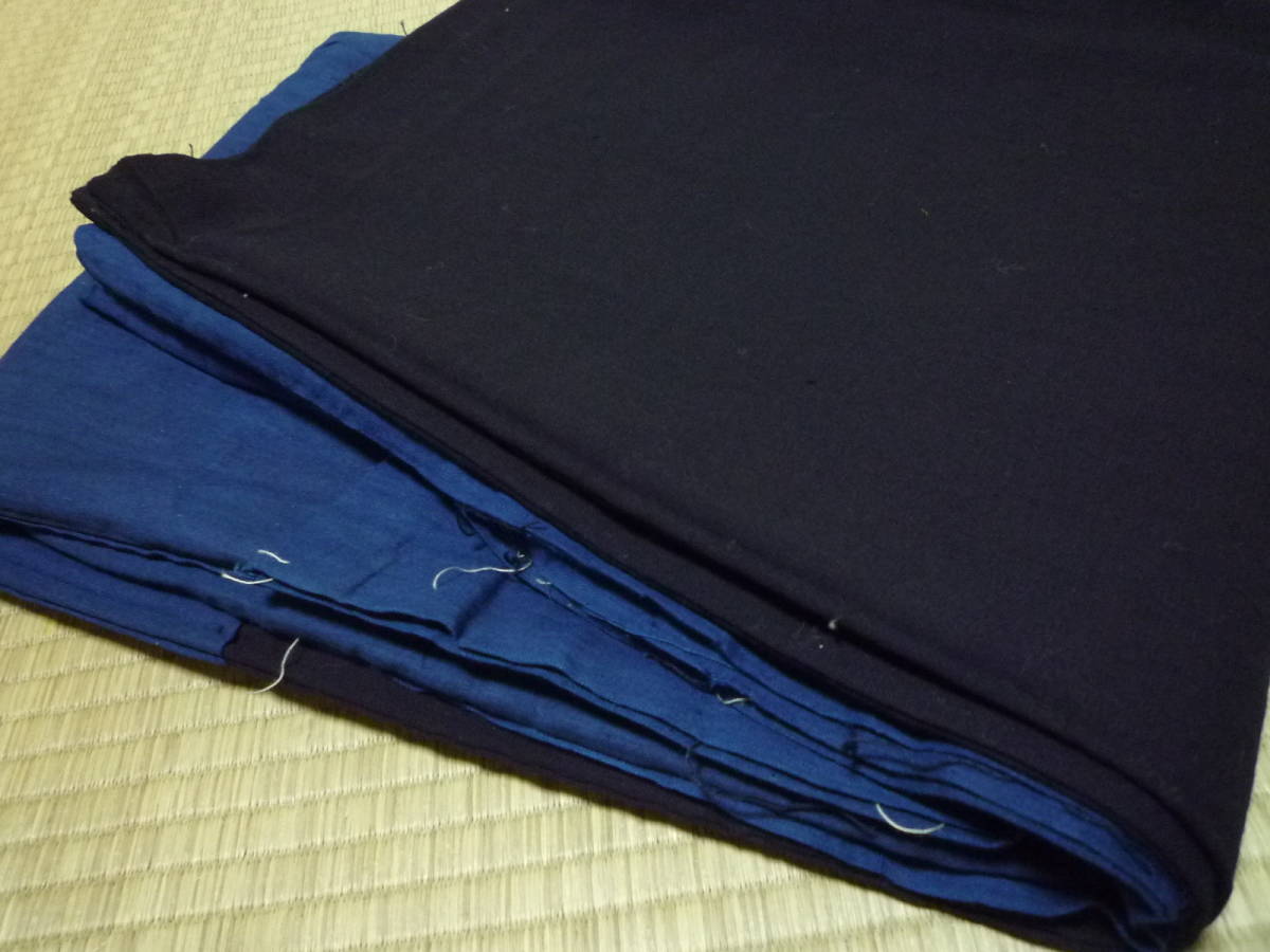 古布 藍染木綿2色 着物裏地(リメイク素材)｜売買されたオークション