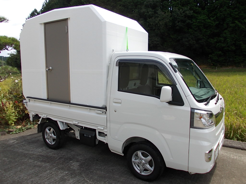 軽自動車 キャンピング シェル 軽トラック 避難用 シェルター 軽トラが“避難シェルター“に！Lanpsが提案する新たなキャンピングカー