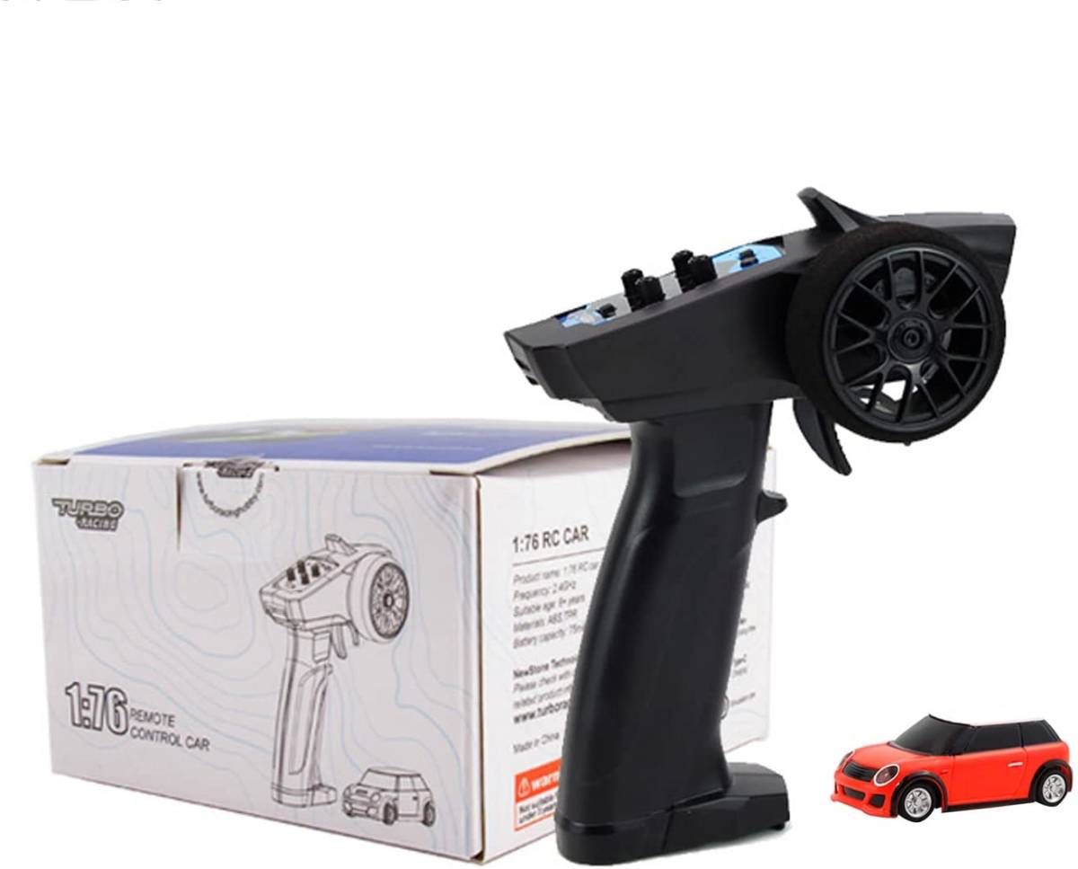 ターボレーシング　1/76ラジコン　新品未使用品 ☆ターボレーシング 1/76スケール RC ミニラジコンカーセット（未使用