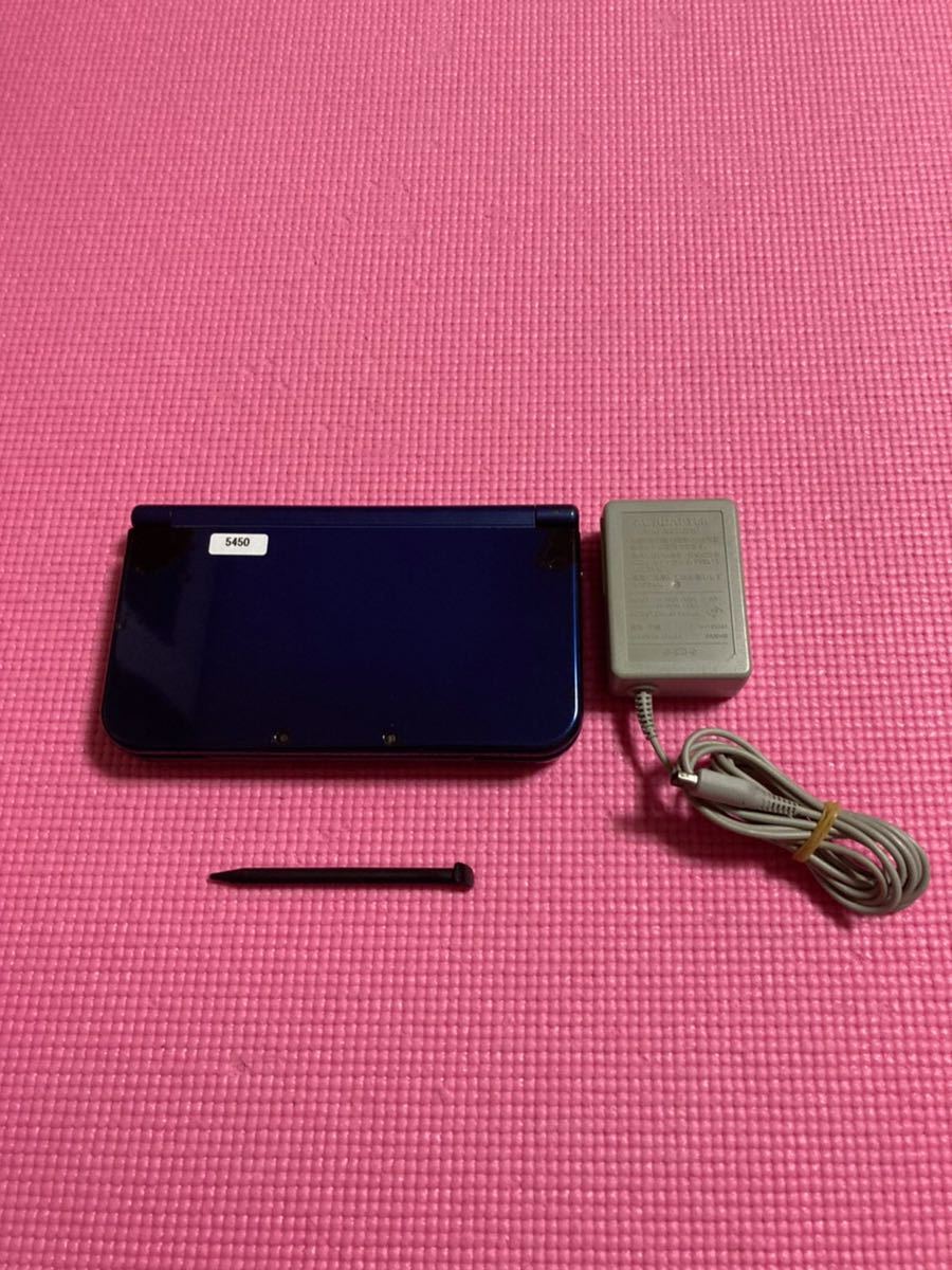 中古 New ニンテンドー3DS LL本体 メタリックブルー 充電器付属  