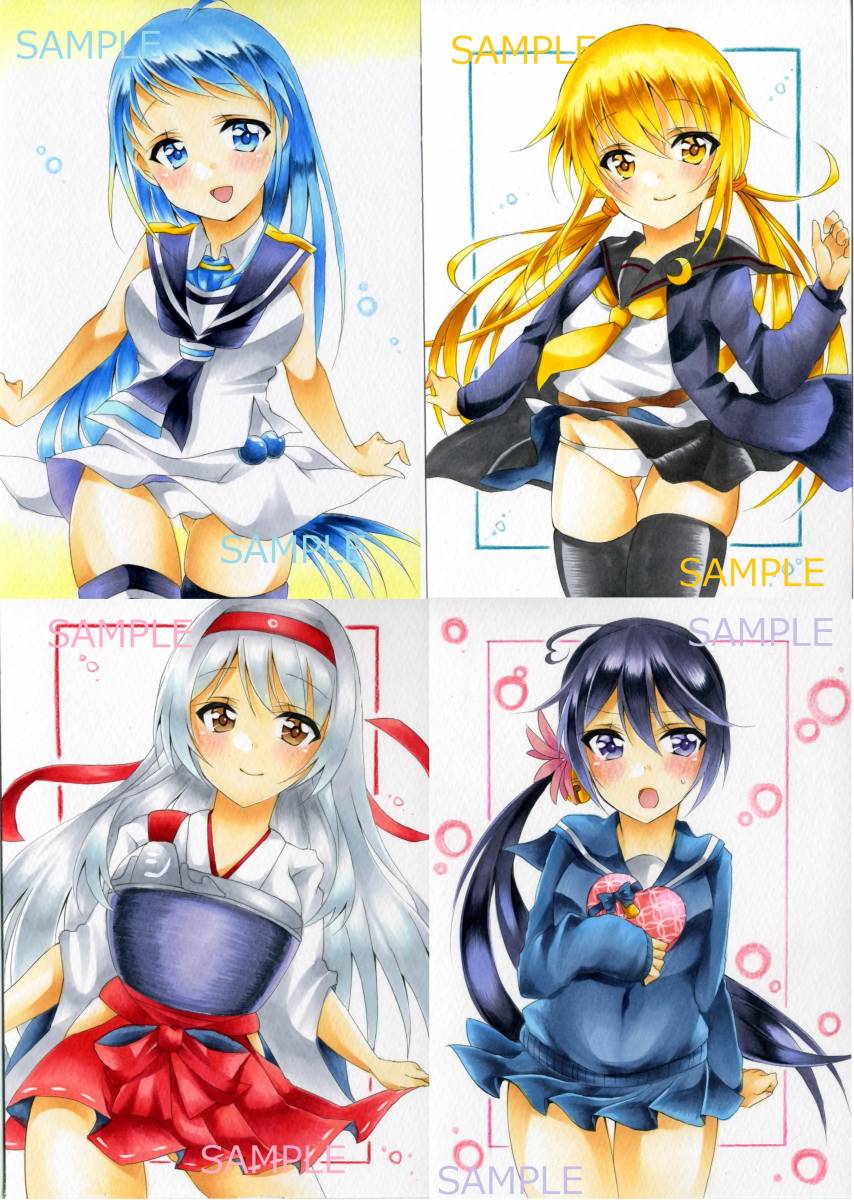 手描きイラスト 簡易リクエスト 版権 同人手描きイラスト 手描き