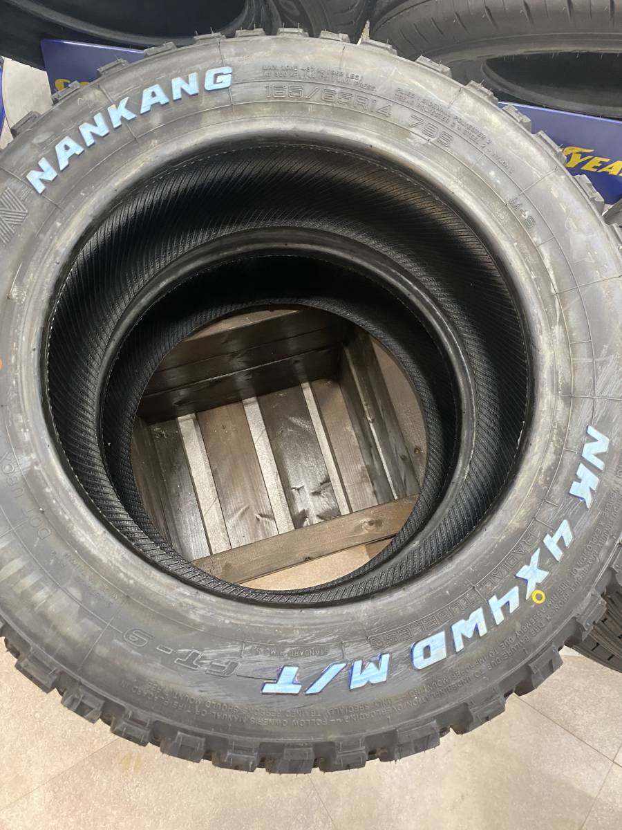 【新品未使用】MLJ エクストリームJ＆ナンカン FT-9 165/65R14 ◆ホワイトレター◆【タイヤホイール4本セット】ハスラー・軽トラ 等_3