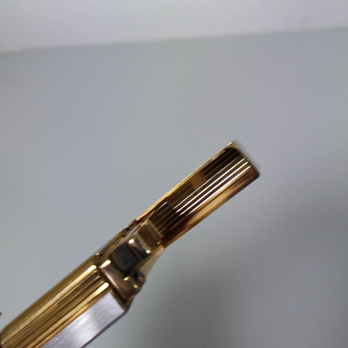 Dupont デュポン ガスライター 着火未確認 S.T S T S.T. ゴールド 