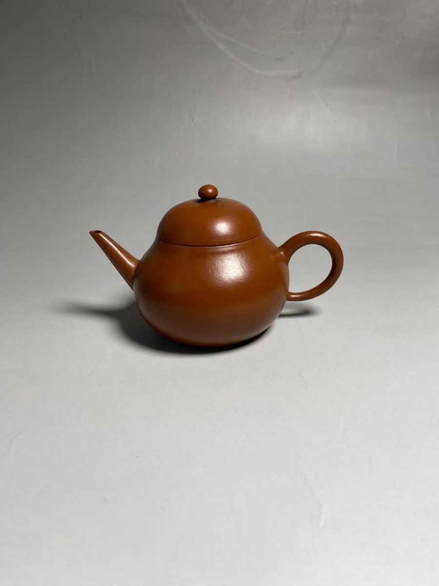 煎茶道具☆朱泥☆急須☆茶壷【検索：水平 孟臣 中国宜興 紫砂 唐物