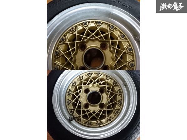 ALMEX アルメックス メッシュ ホイール 13インチ 5.5J +6 PCD114.3 4穴 
