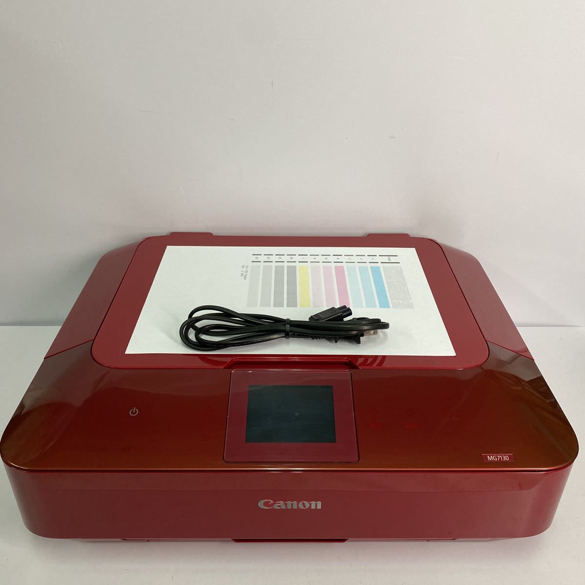 送料無料】Canon キヤノンインクジェット複合機 PIXUS MG7130 RD 印刷