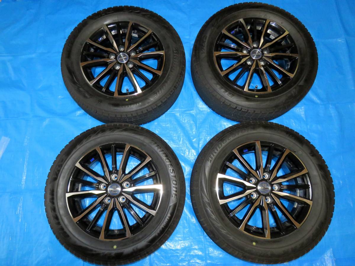 スタッドレスタイヤ ブリヂストン ホイール付き4本セット中古 17インチ 