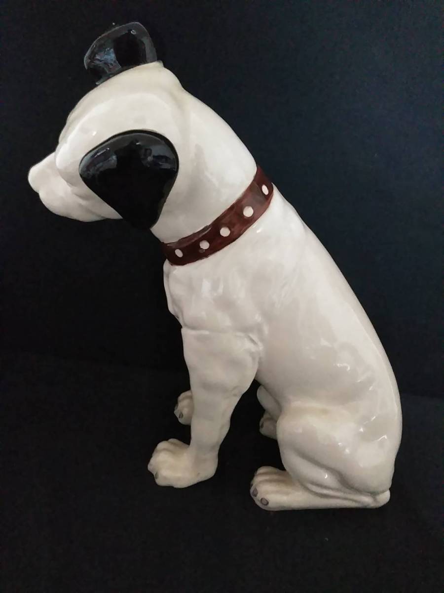 ビクター犬 ニッパー犬 BIGサイズ42cm 昭和レトロ VICTOR ◇VICTOR