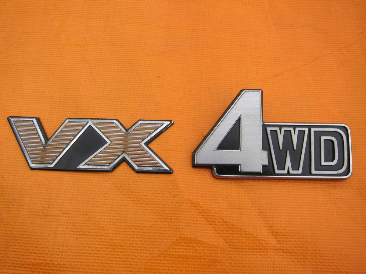 ☆【ランクル60】☆リア エンブレム☆【VX・4WD】☆送全国370円☆ P10