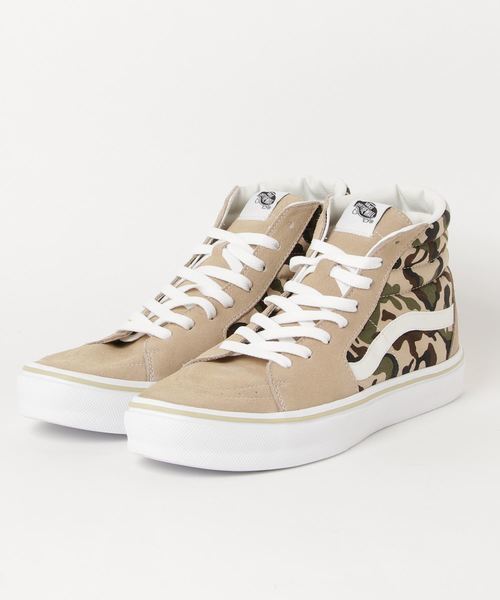 大得価，新品 vans sk8-hi lite sand beige / camo v38lite 国内正規品 27.5 us9.5 スケハイ(27.5cm)｜売買されたオークション情報、yahooの商品情報をアーカイブ公開 - オークファン 27.5cm