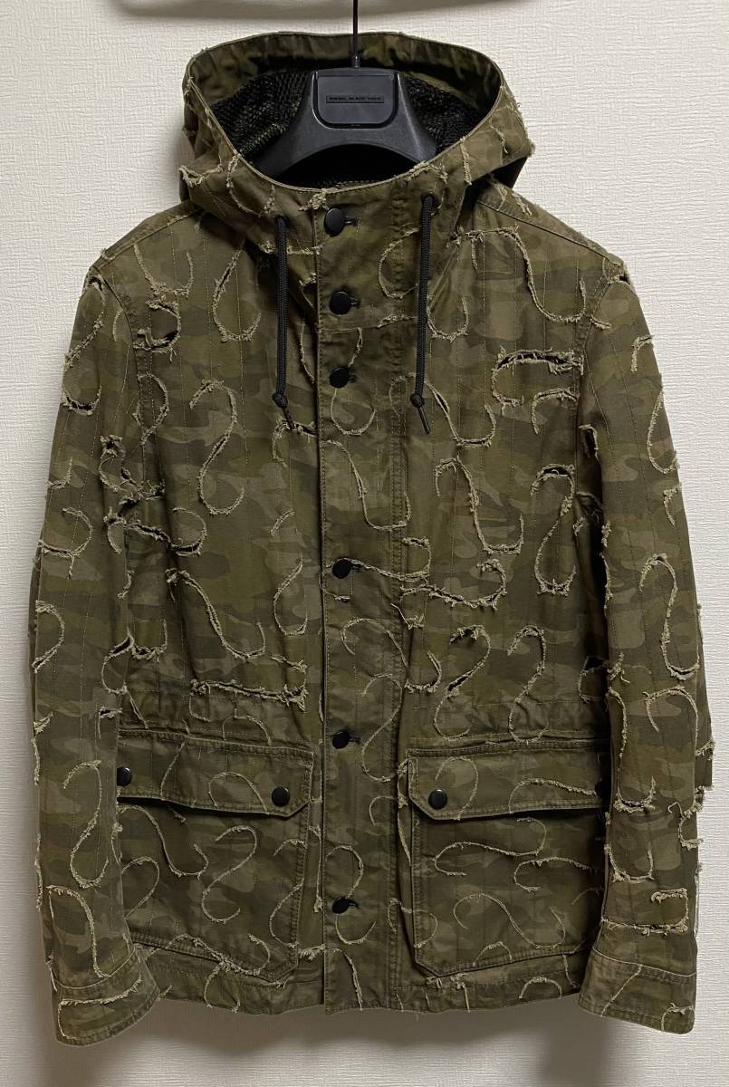 定価89,000円ディーゼルDIESELコットンキャンバスレーザー加工メッシュ