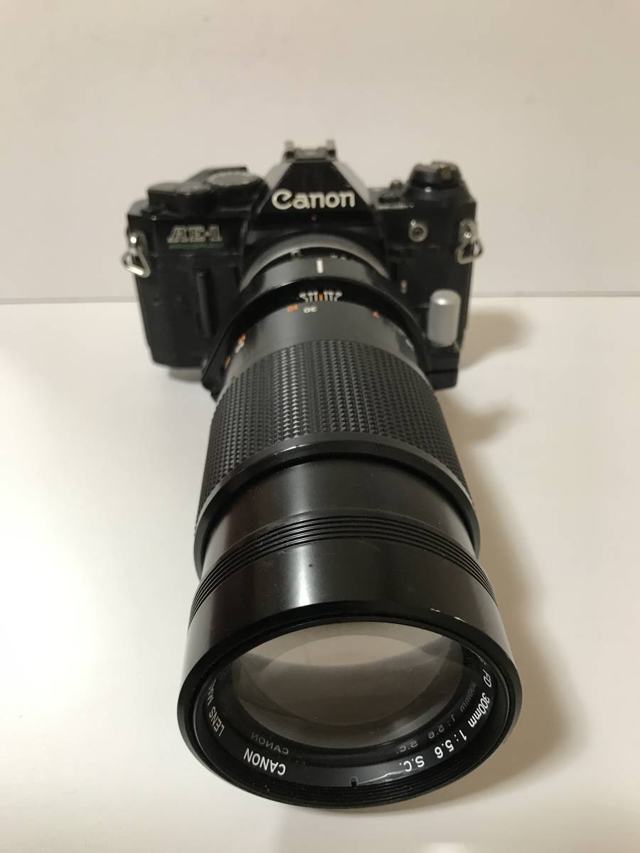 人気SALE，新品 CANON AEー1 十 FD 300mm f5 6 S C ジャンク(キヤノン)｜売買されたオークション情報、yahooの商品情報をアーカイブ公開 - オークファン マニュアルフォーカス
