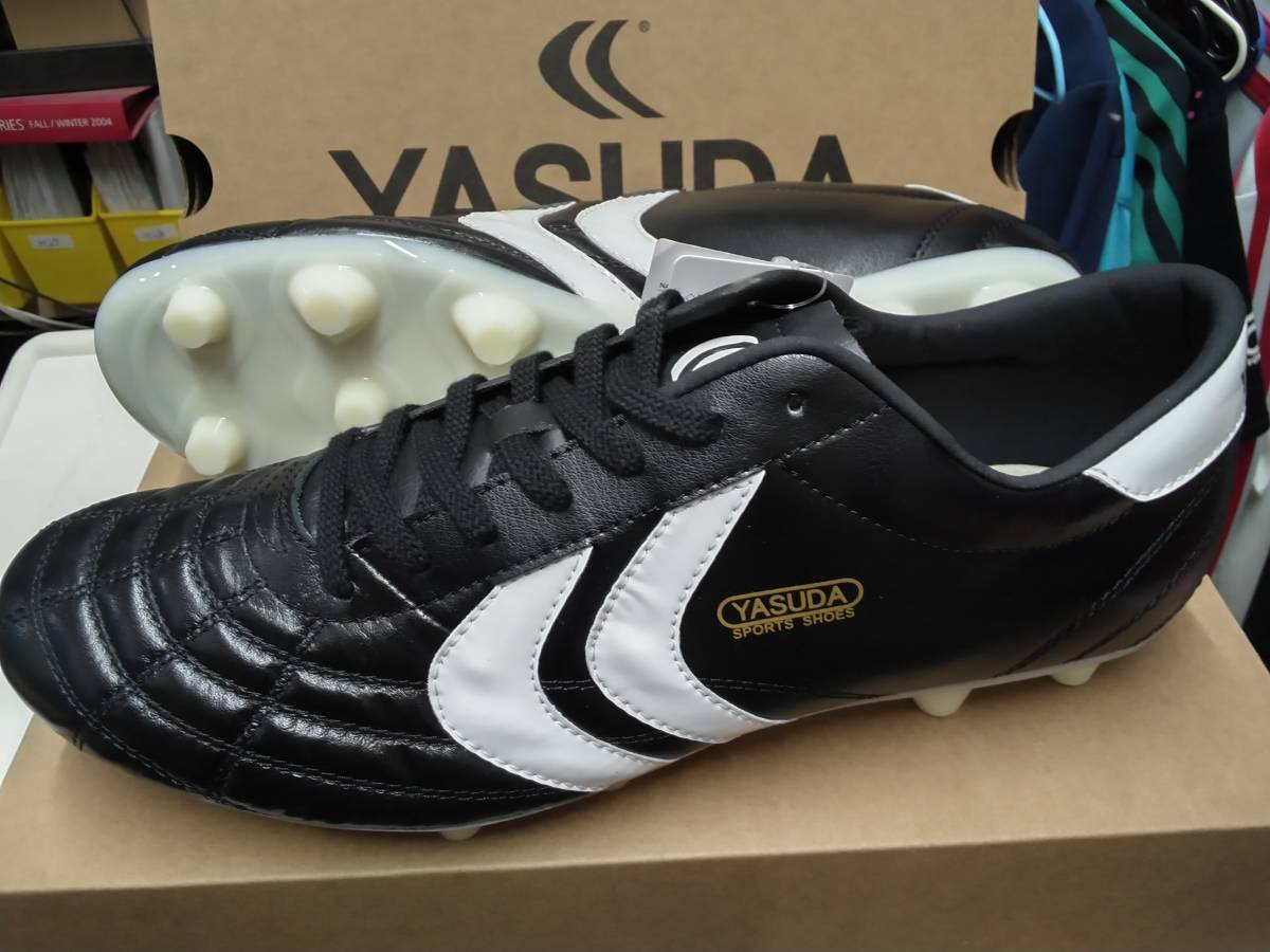 YASUDA サッカースパイク ブラック　27.5 ヤスダ YASUDA サッカースパイク サッカーシューズ 固定式 LIGARESTA
