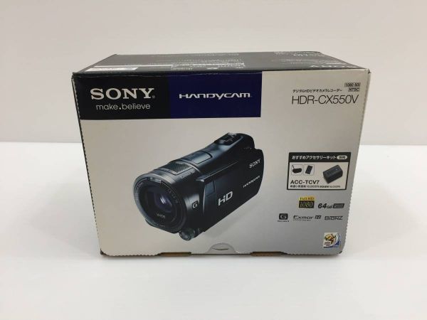 □SONY ハンディカム デジタルHDビデオカメラレコーダー HDR-CX550V 2010年 64GB内蔵 美品□