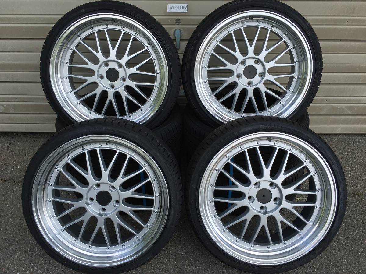 新品 国産車用 20インチホイールタイヤセット 8.5J+35 10J+40 PCD114.3 