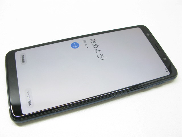 楽天モバイル Galaxy A7 64GB ブラック SM-A750C no0763(携帯電話 