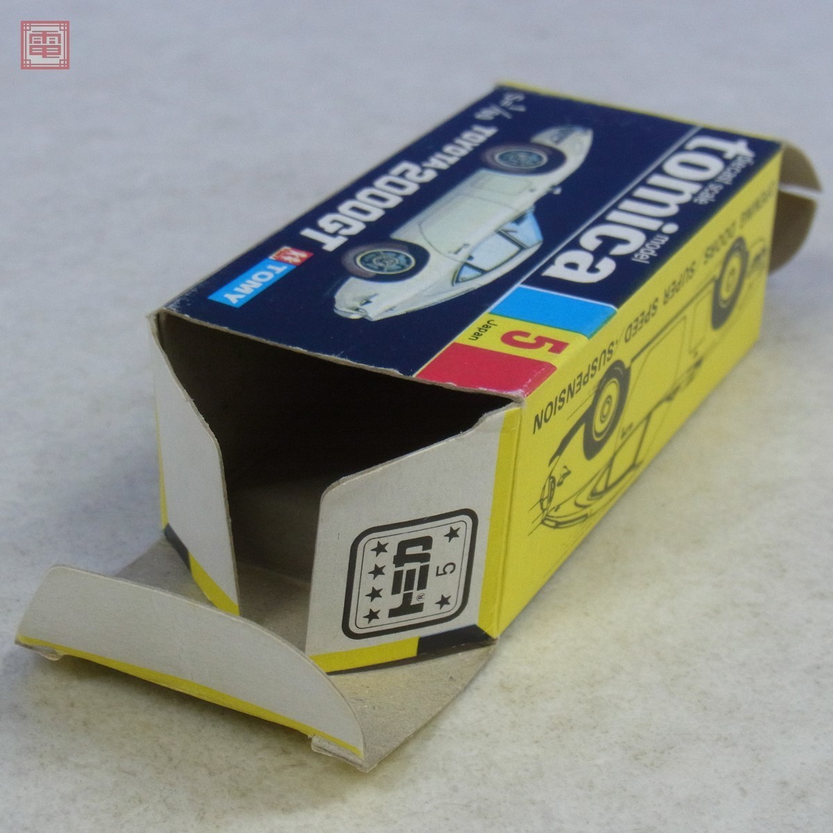 トミカ 日本製 No.5 トヨタ 2000GT 1Aホイール 旧ホイール 黒箱 トミー