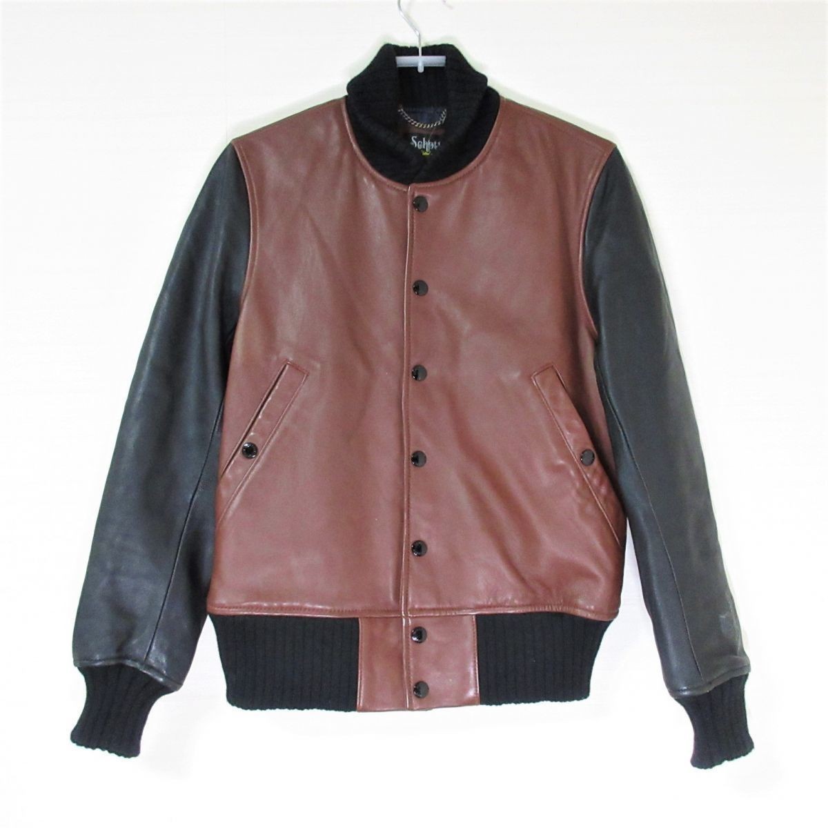 良品 SCHOTT ショット 革ジャン スタジャン レザージャケット 