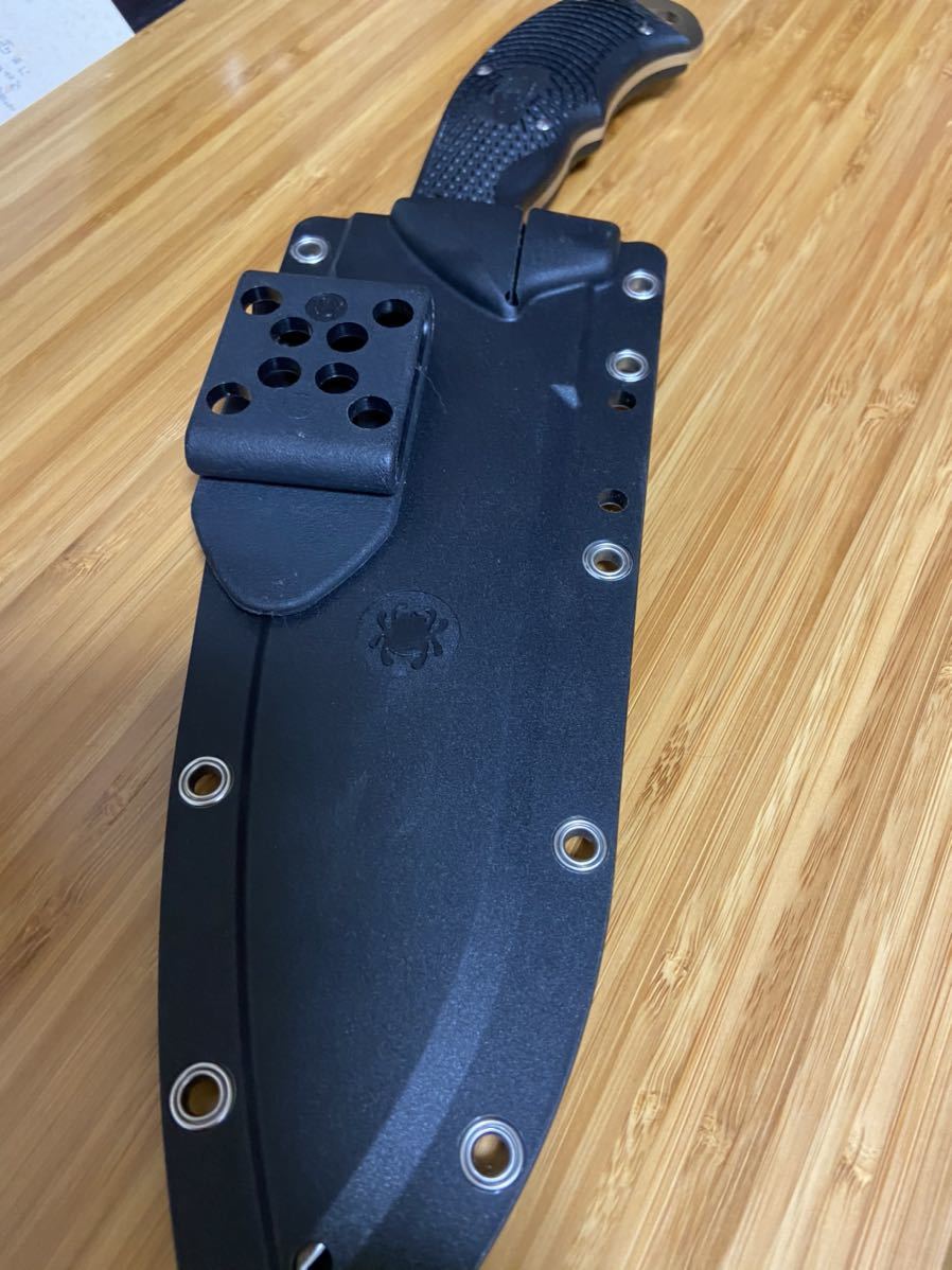 スパイダルコナイフ H1鋼ロックソルト エド・シェイプ氏のデザイン　錆びないナイフ　レアなナイフ_3