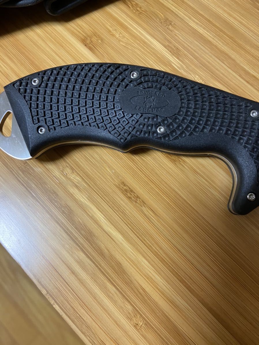 スパイダルコナイフ H1鋼ロックソルト エド・シェイプ氏のデザイン　錆びないナイフ　レアなナイフ_9