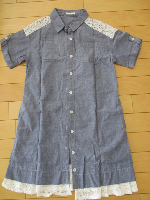 タグなし 超 Gu ジーユー レース付デニムワンピース サイズ140cm 検索 Uniqlo ユニクロ 西松屋 しまむら 女の子用 売買されたオークション情報 Yahooの商品情報をアーカイブ公開 オークファン Aucfan Com