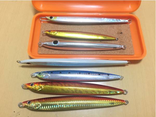 【お得，本物保証】 Ｋ519 マサムネ155 ＣＢワン Ｄ3セミロング145他 ジグ 7個(メタルジグ)｜売買されたオークション情報、yahooの商品情報をアーカイブ公開 - オークファン 海水