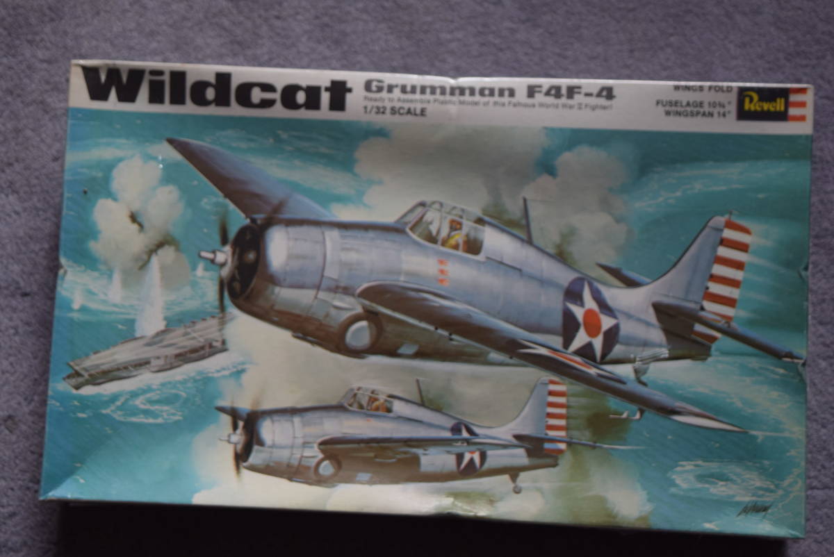 アメリカレベル 1/32 グラマン F4F-4 ワイルドキャット シュリンク未