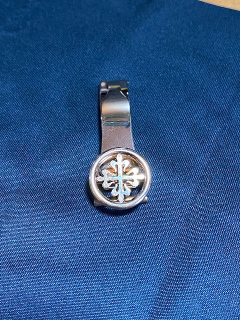 パテックフィリップ 純正Dバックル YG 14mm ディプロイメントバックル