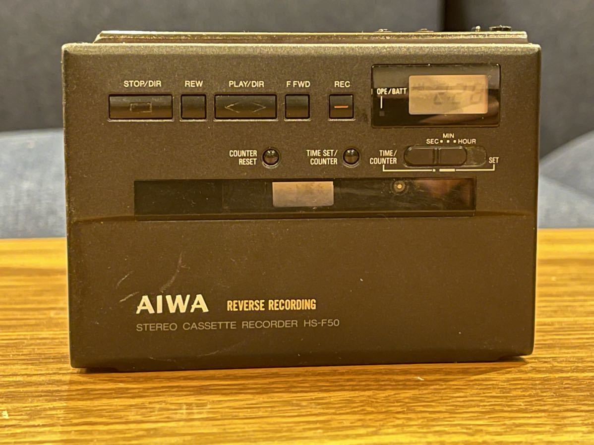 AIWA HS-F50 STEREO CASSETTE RECORDER ジャンク AIWAHS