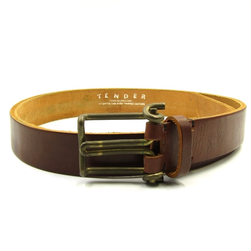 TENDER Co. テンダー ベルト TYPE 200 BUCKLE BELT ブラスバックル
