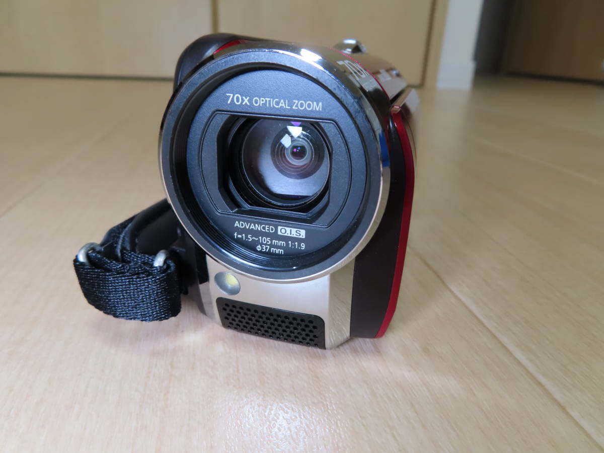 パナソニック Panasonic レッド デジタルビデオカメラ HC-V210M