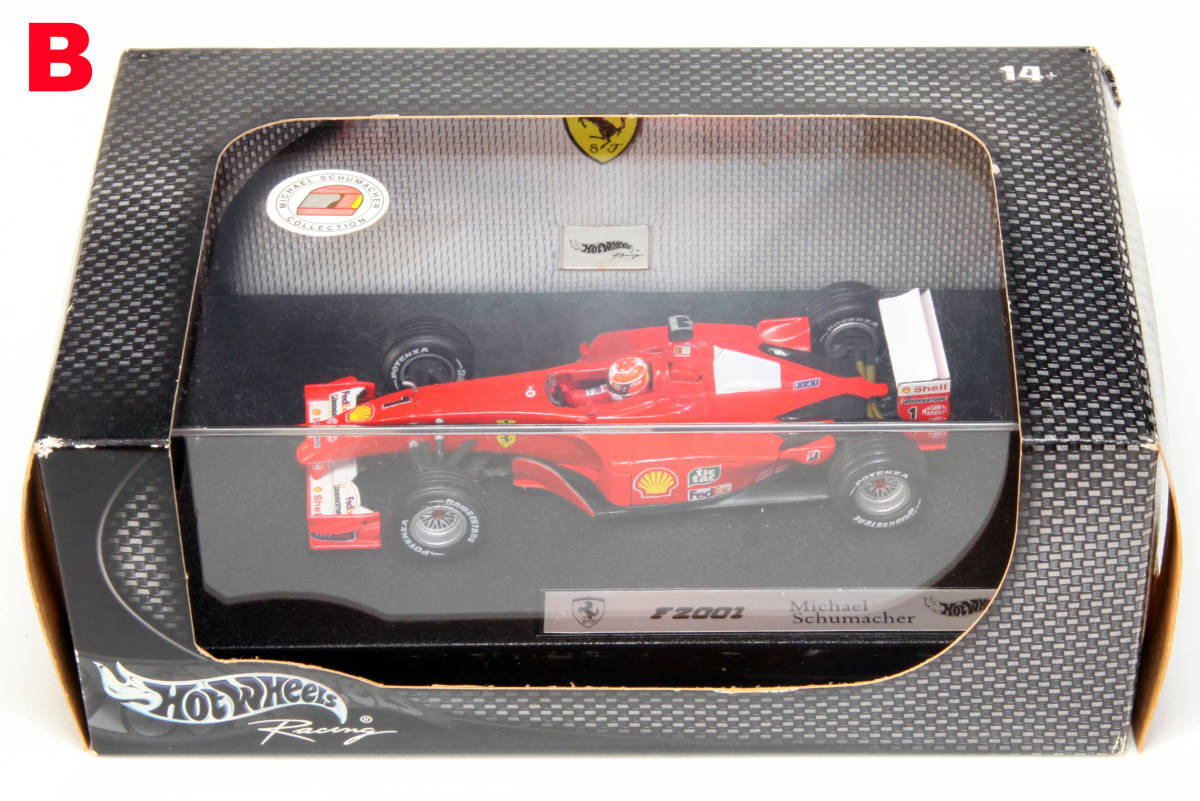 HotWheels／マテル【7台セット】 1/43 フェラーリ F399 / F2001 / F