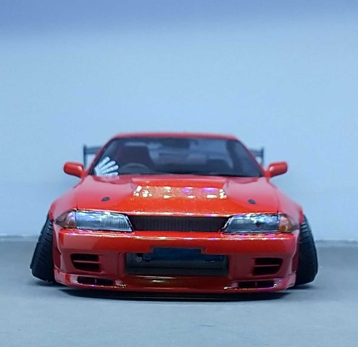 タミヤ 1 24 日産 スカイライン R32 Gtr 完成品 ドリフト スタンス シャコタン ジャンク 完成品 売買されたオークション情報 Yahooの商品情報をアーカイブ公開 オークファン Aucfan Com