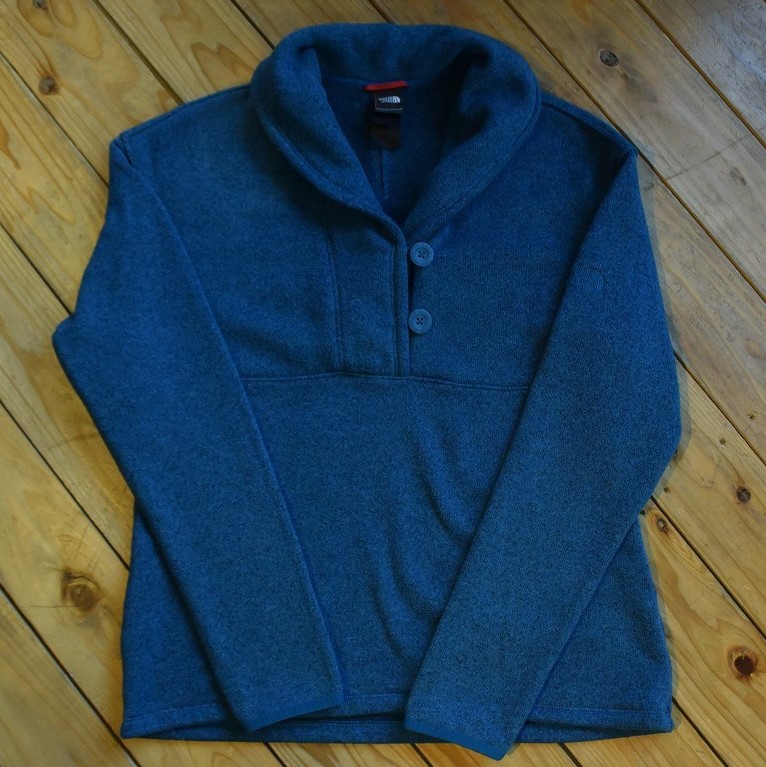USA古着 ノースフェイス The North Face ベターセーター プルオーバー レディース Lサイズ ショールカラー アウトドア 内側フリース J1616 NORTH FACE THE 古着 フリースジャケット 90\u0027s