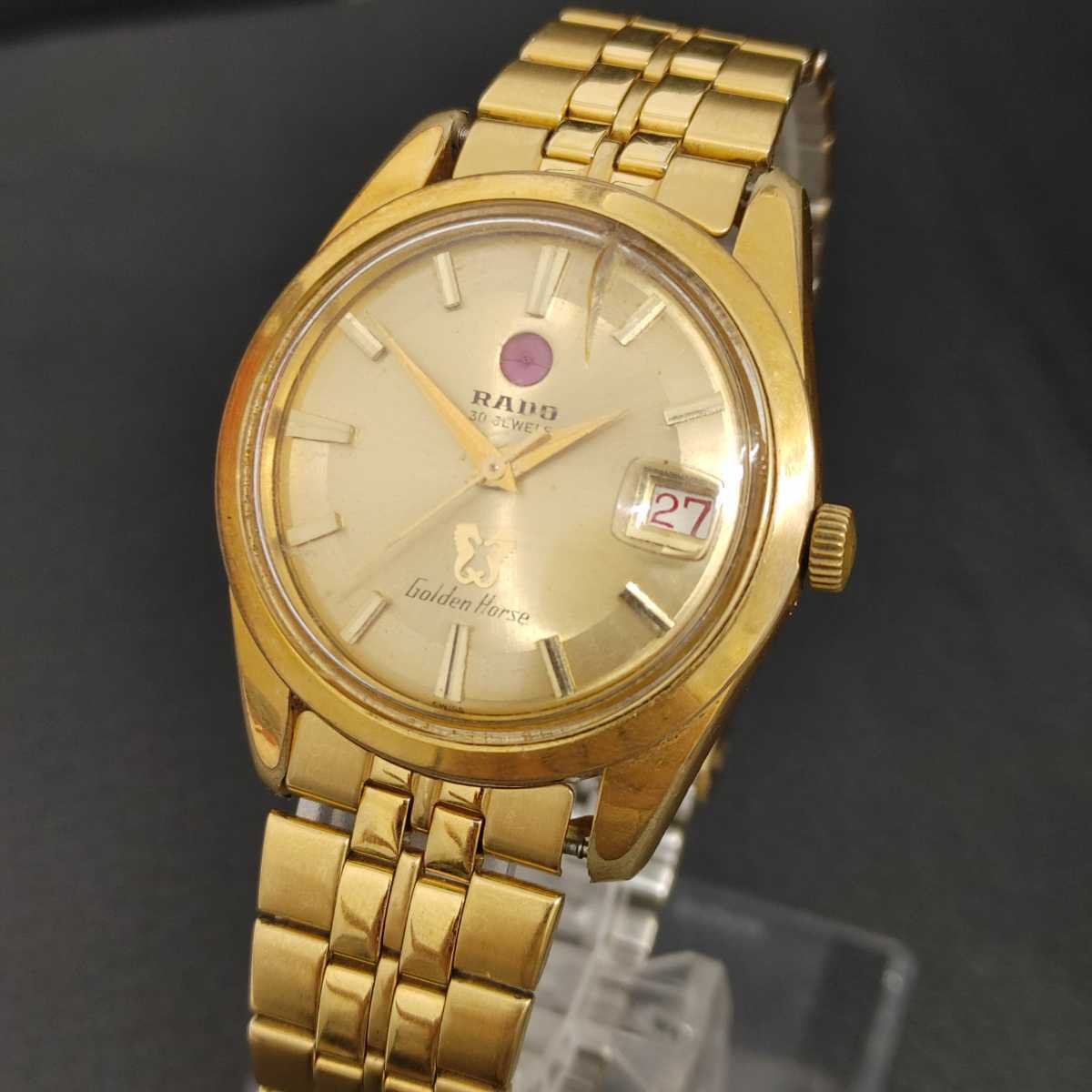 豊富な，定番】 【可動】RADO Golden Horse ラドー ゴールデンホース 