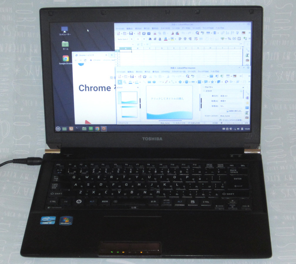 ●送料無料 日経Linux付き TOSHIBA dynabook R741/C Linux Mint 20.1 (Core i5/Office互換 Excel Word PowerPoint相当/Ubuntu)