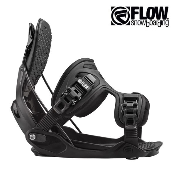 FLOW ALPHA スノーボードビンディング L ブラック FLOW ALPHA