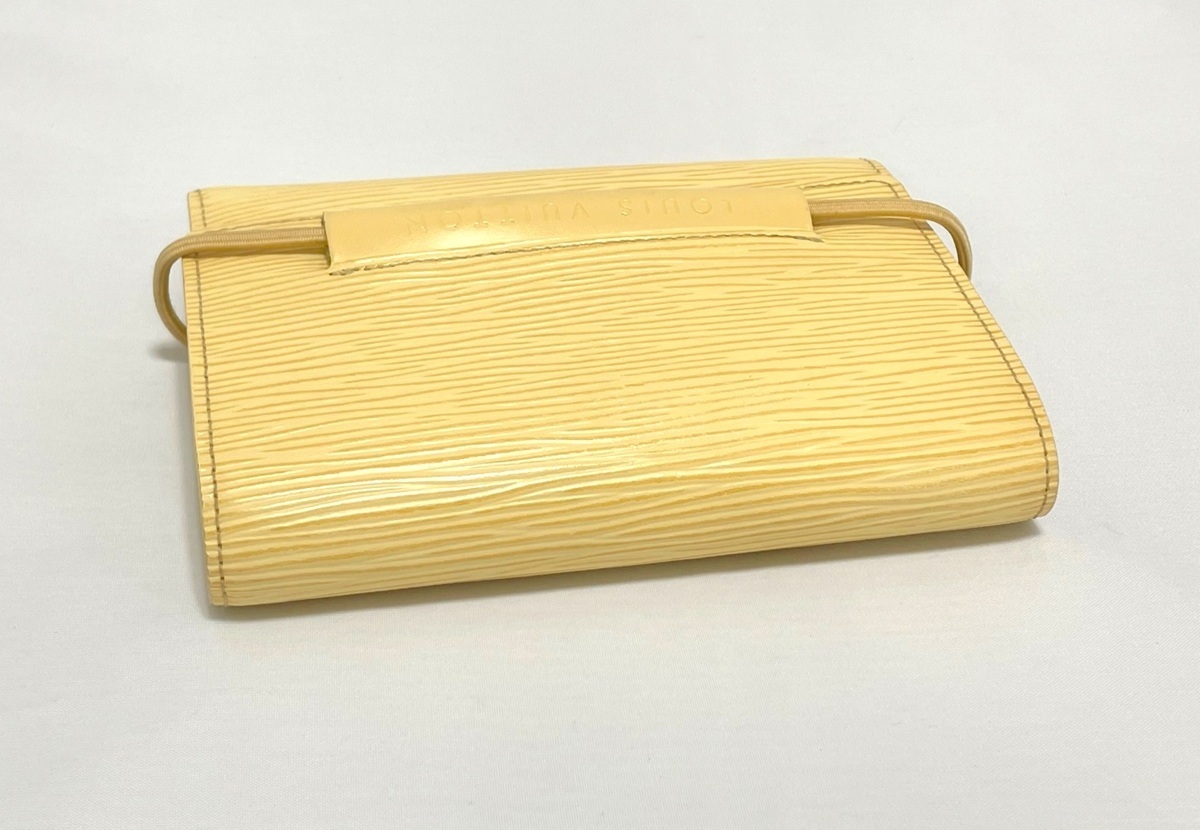 LOUIS エピ ルイヴィトン エラスティック VUITTON ポルトフォイユ