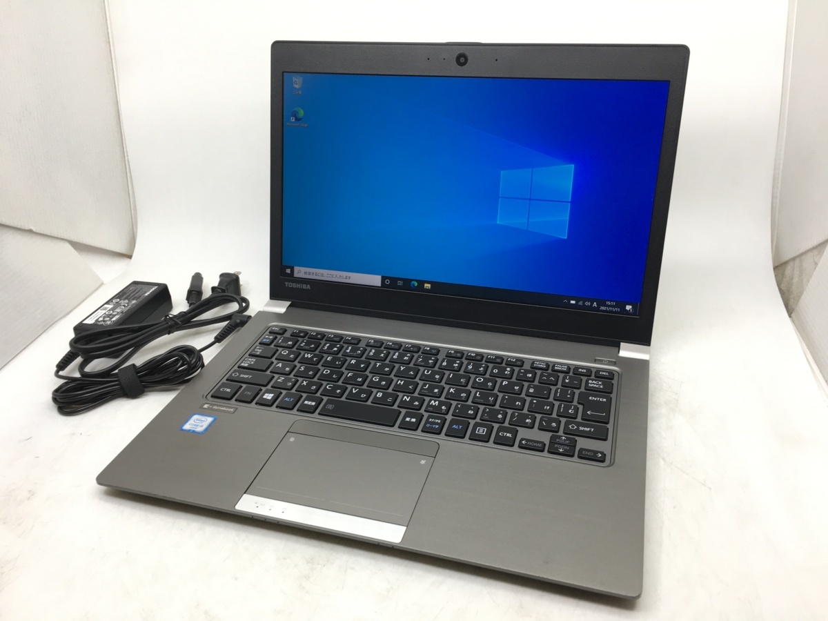東芝】dynabook R63/B Core i5-6200U 2.3GHz メモリ8GB SSD128GB 13.3