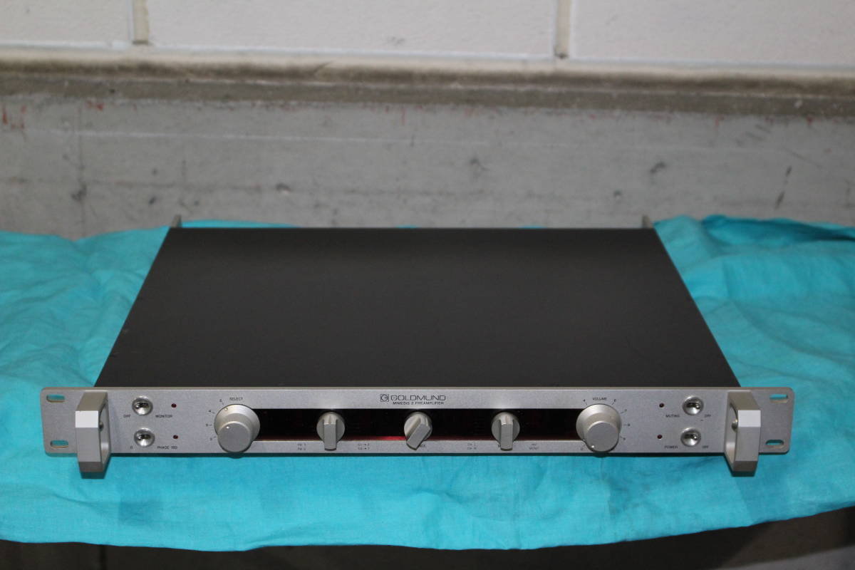 1080　ジャンク品　GOLDMUND Mimesis2+ GOLDMUND ゴールドムンド MIMESIS 2 ステレオプリアンプ 正規品の中古