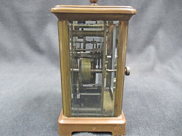 ◇[A53]古い置時計 昭和レトロ アンティーク ジャンク品 サイズ約8cm 
