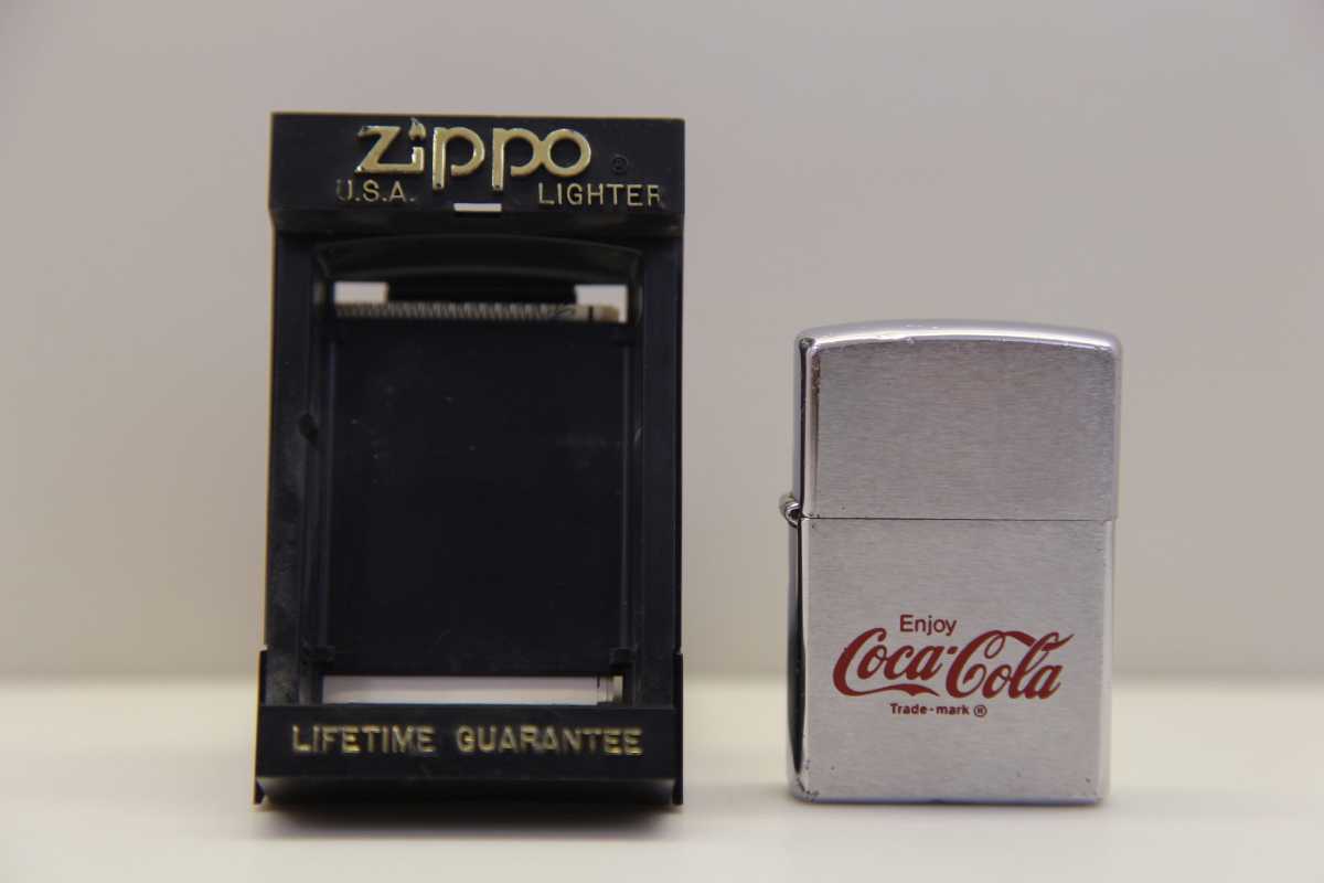 zippo 1997年 Enjoy Coca Cola コカ・コーラ レッドロゴ ジッポー 311H08E