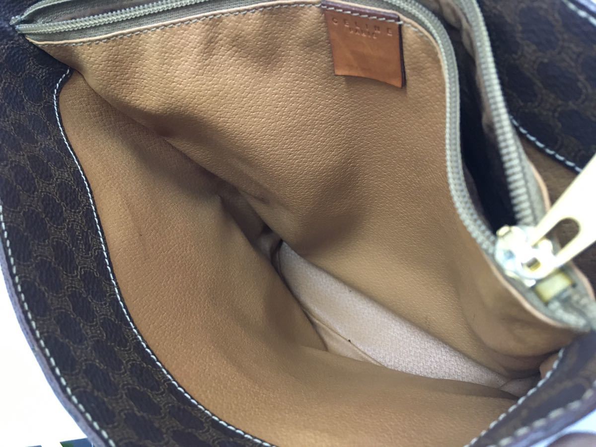 良品 CELINE MC97/2 ショルダー ハンドバッグ セリーヌ バケット 