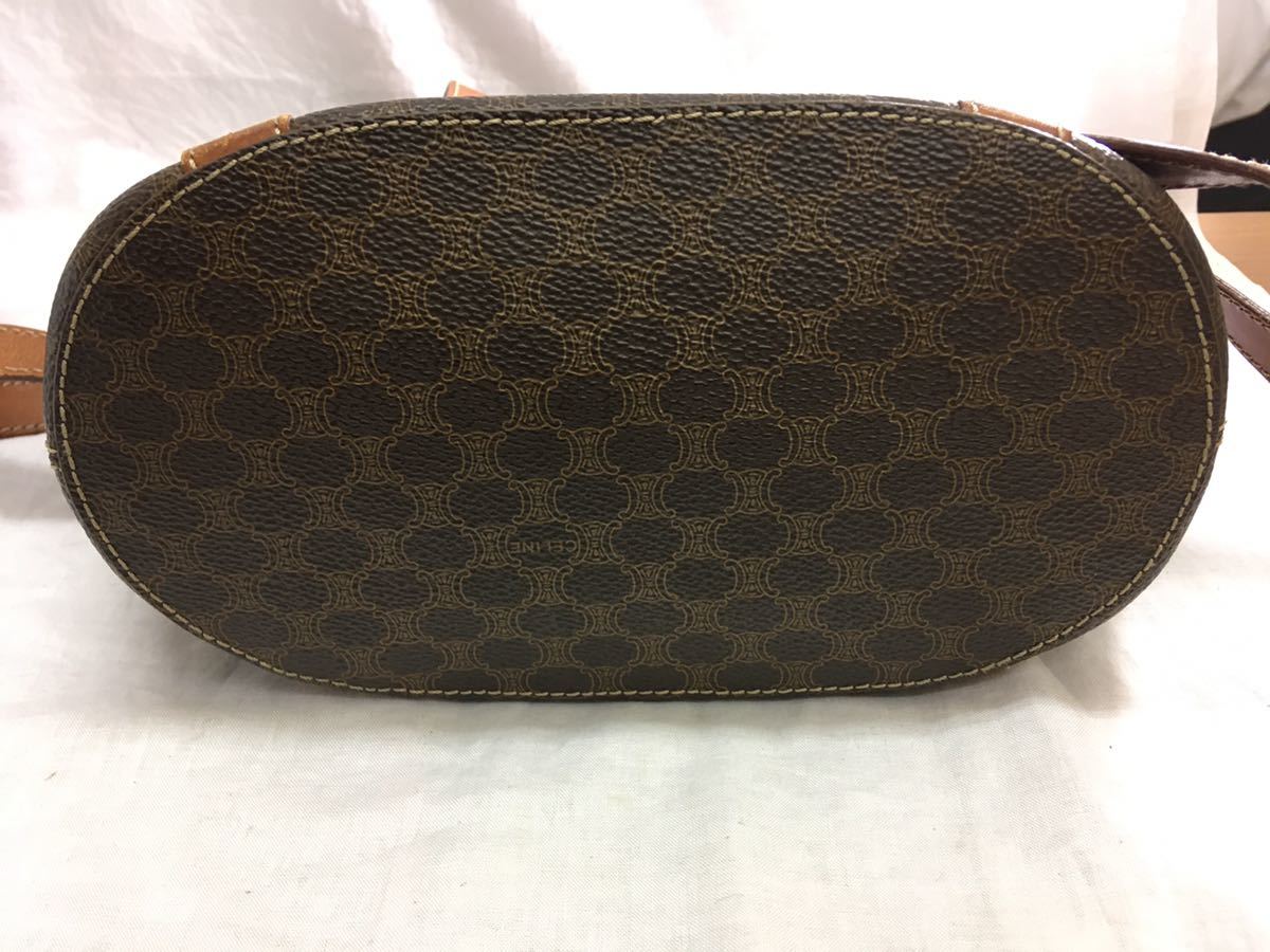 良品 CELINE MC97/2 ショルダー ハンドバッグ セリーヌ バケット 