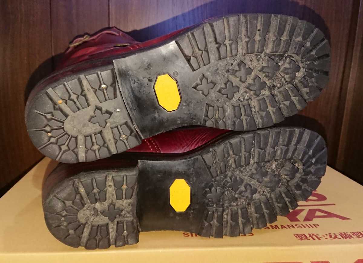 安藤製靴×カドヤ「KA-G.I.J」限定ボルドー色 26.5cm 赤茶 Boots&Boots