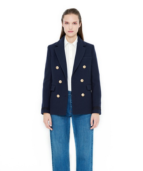 CLANE LAKE TAJO ×CLANE MARIN JACKET/ネイビー36